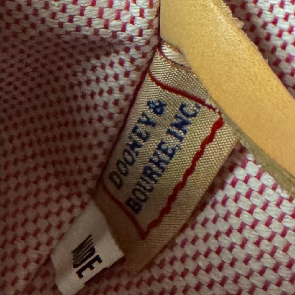 Dooney & Bourke Tan and Blue Polka Dot Tote - Picture 8 of 9